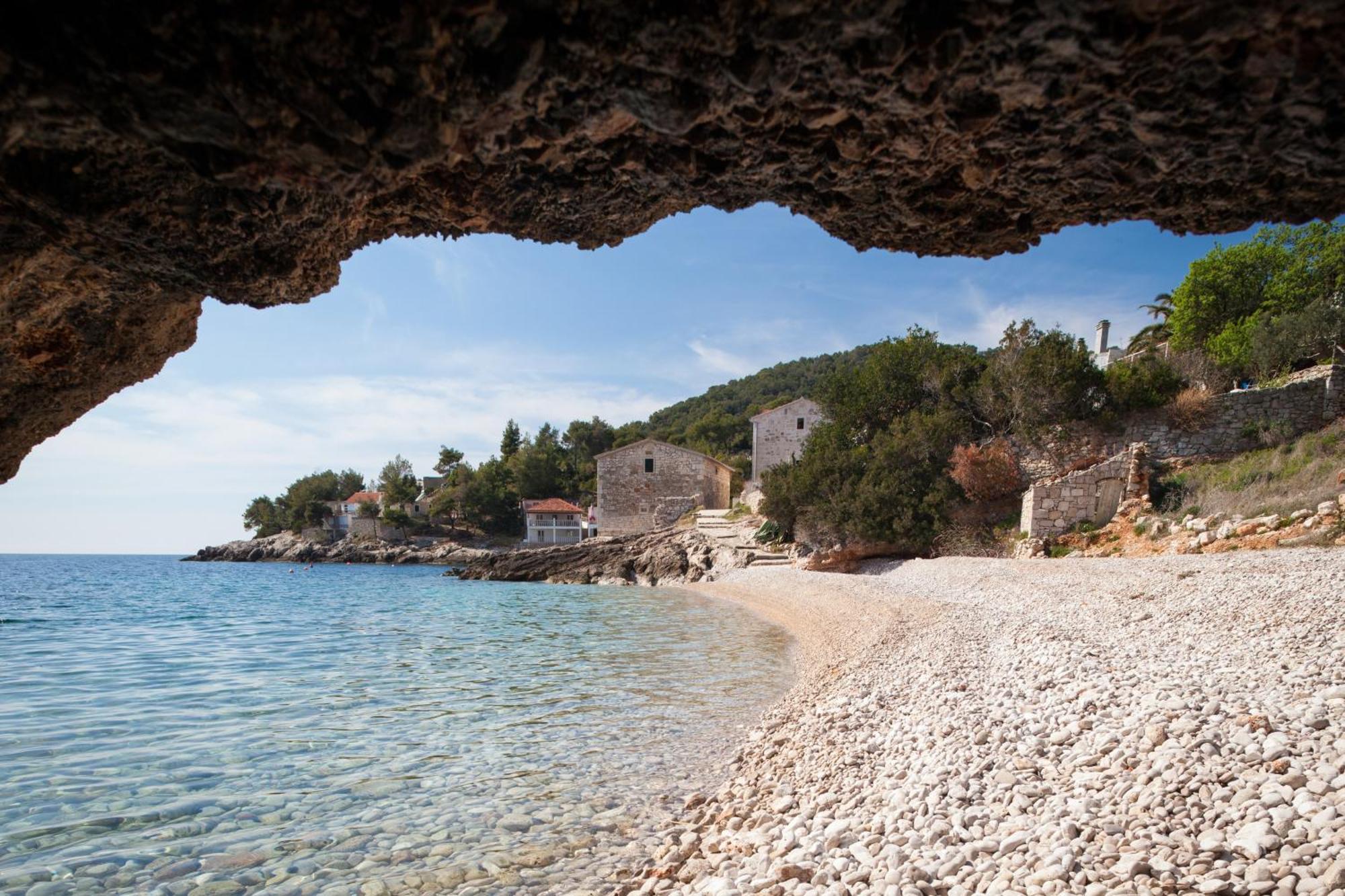 Seaside House For Families With Children Cove Tvrdni Dolac, Hvar - 2057 Gdinj Экстерьер фото